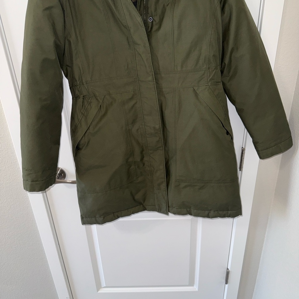 North Face khaki green women’s parka - Picture 5 of 6